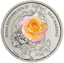 SAN MARINO 2026 ROSA MONETA 10