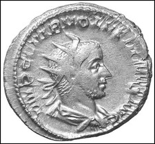 Volusiano Antoniniano monete antiche romane impero ancient roman coin volusian