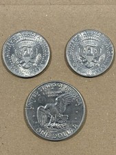One dollar 1972 - 2 Half Dollar 1973 LIBERTY God we Trust United States America