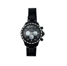 Orologio TOY WATCH CHRONO QUARZO CERAMICA NERO STRASS