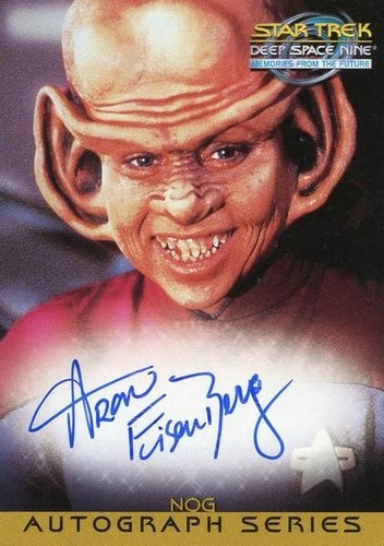 Scheda autografa star trek ds9 - trek,