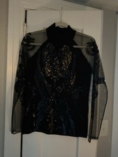 Top medio sexy nero con