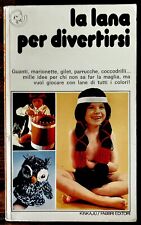 GUIDA LA LANA PER DIVERTIRSI UNCINETTO GUANTI GILET COCCODRILLI @ VINTAGE @