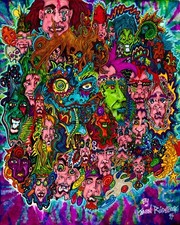 Poster psichedelico NUMERO