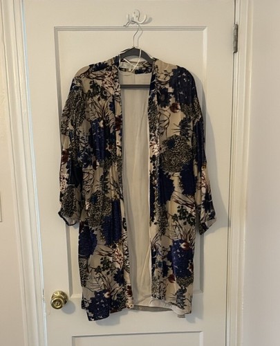 Zara floral kimono cardigan - zara,