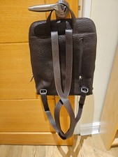 Zaino in pelle marrone -
