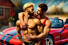 Quadro originale gay LGBTQ art