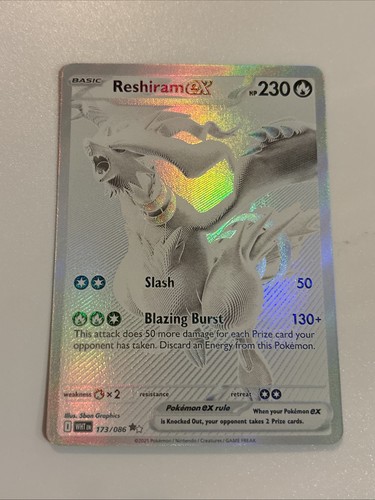 Pokemon reshiram 173 - reshiram, ex