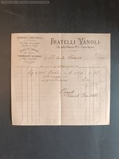 fattura NEGOZIO IN CANAPE