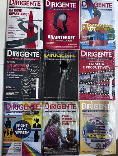Lotto riviste dirigente - riviste, "dirigente"