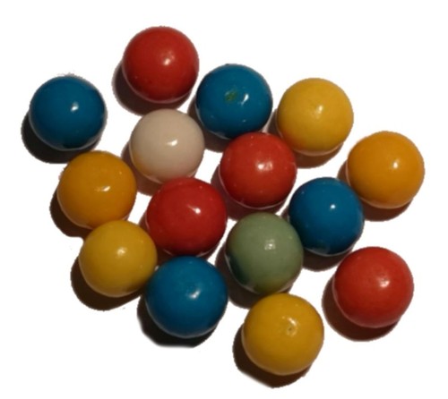 Palline gomma masticare - palline,