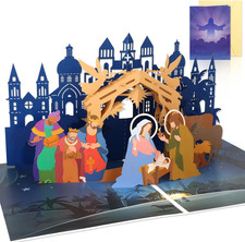 Biglietti Auguri Natale 3D Pop