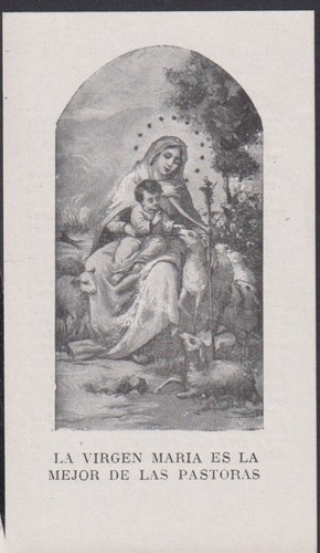 Santino antico madonna - santino,