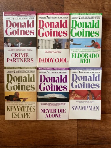 Lot donald goines - lot, 6