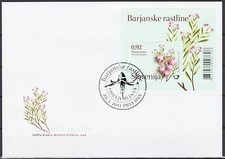 Slovenia 2011 Palude-rosmarino,fiori,piante,natura,FDC