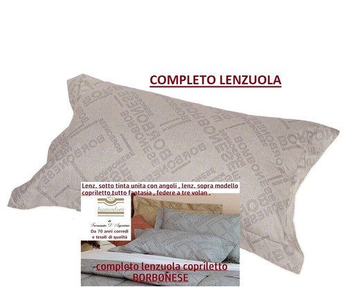 Lenzuolo completo borbonese - lenzuolo,
