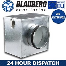 Scatola Filtro Aria In Linea per Ventilatore Estrattore 8", Canalizzazione, Ventilazione, Idroponica