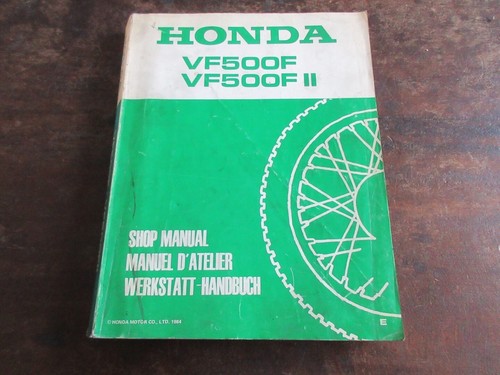 Honda vf500f vf500fii 1984 - vf500f,