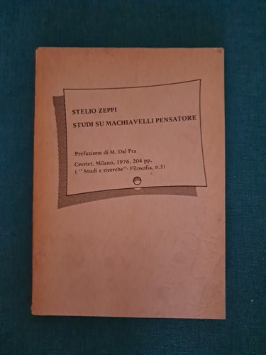 Studi machiavelli pensatore - su,