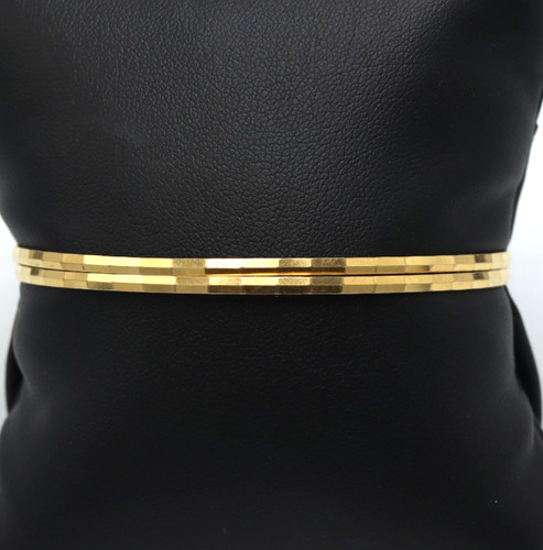 Due bracciali cerchio rigidi - due,