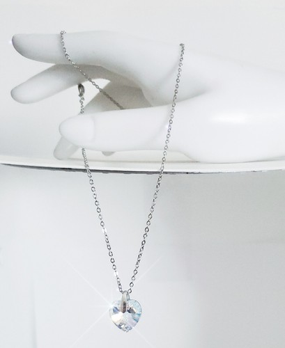Collana cuore aurora boreale