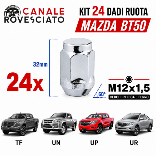 Dadi ruota m12x1 cerchi - ruota,