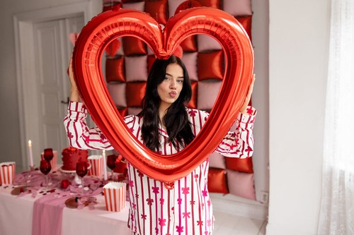 Palloncino cuore rosso - palloncino,