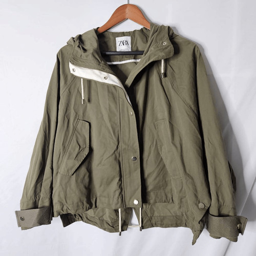 Zara oversized army green - zara,