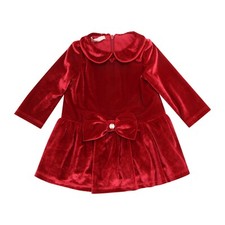 4478AZ ABITO VELLUTO BIMBA LIU JO GIRL VELVET DRESS
