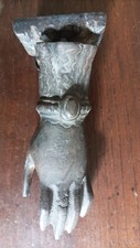 Antico Battiporta - Batacchio in ferro a forma di mano - fine 1800