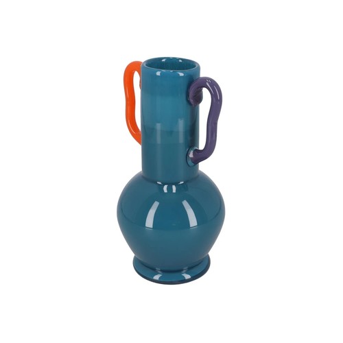 Vaso colorato vetro soffiato