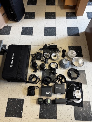 Kit flash elinchrom elb400 - flash,