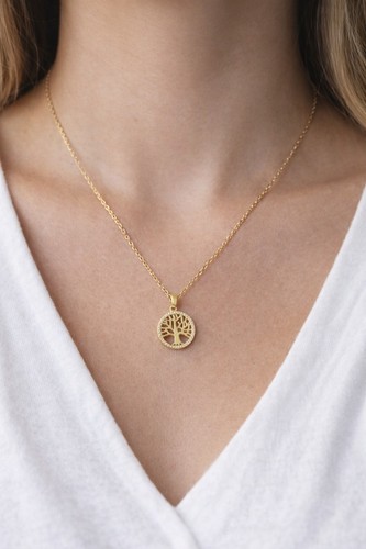 Collana nuova placcata - oro, 18