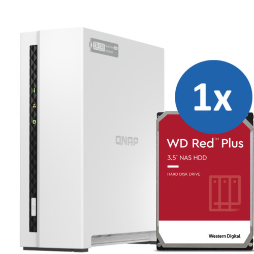 Qnap 133 bay nas - qnap, hdd