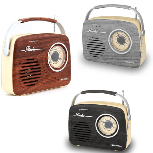 Radio retrò portatile emerson - portatile,