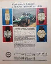OROLOGIO LONGINES - Rara Pubblicità D'epoca - 1967 - Gran Premio