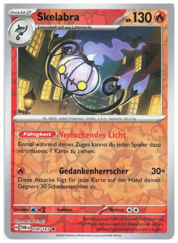 Chandelure 038 167 - chandelure, 038/167