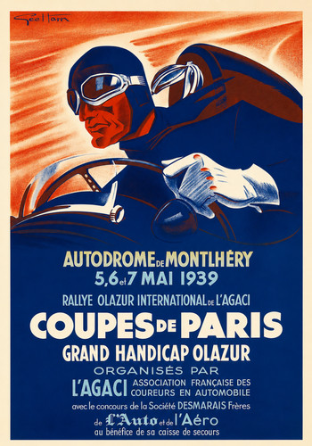Poster coupes paris racing - paris,