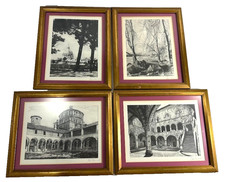 Vintage 4 Prints Framed