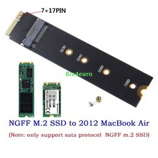 Scheda Adattatore Convertitore SSD SATA M.2 NGFF per Apple 2012 MacBook Air A1465 A1466