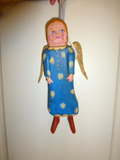 Grande angelo da appendere blu