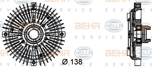 Giunto viscostatico bmw e36 - bmw,