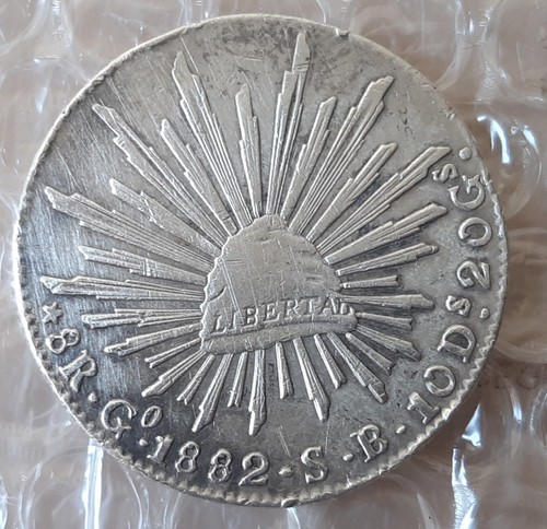 Messico mexico reales 1882 - reales,