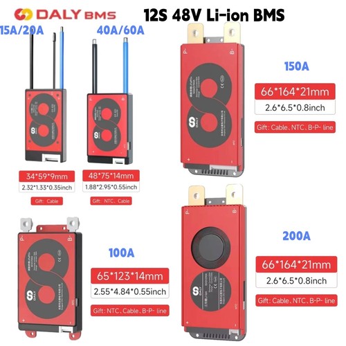 Daly bms 12s - bms, 15-100a