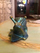 Lumaca in ceramica ungherese di Zsolnay