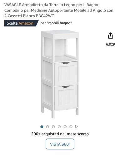 Armadietto terra legno - armadietto, da