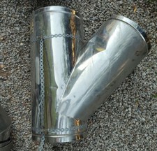 Poujoulat Therminox TI. Raccordo a T isolato 135°, Ø 250  tubo coinbentato