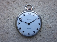 OROLOGIO DA TASCA BARRETT 17 RUBIS SOTTILE SLIM FUNZIONANTE CIPOLLA PER TASCHINO