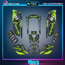 yamaha raptor 660 kit grafica decalcomanie adesivi atv wrap quad tutto...