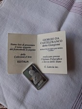Raro francobollo in argento "Giorgione"